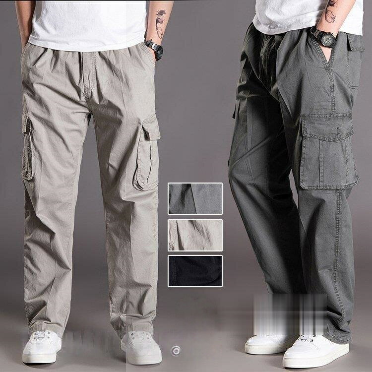 Rakuten - 【楽天スーパーセール】カーゴパンツ 大きいサイズ メンズ ウエストゴム ストレッチ ツイル ミリタリー L XL 3L 4L ビッグサイズ 6L 5L
