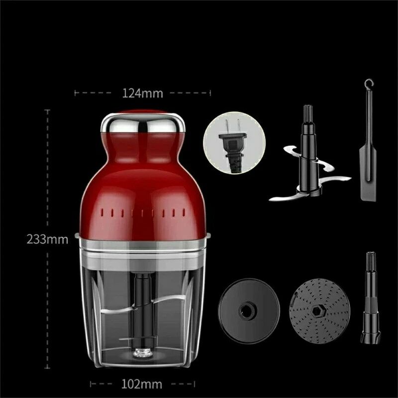 プロスパープラスのフードプロセッサー カプセルカッターボンヌ ブレンダー カプセルカッター かき氷器 みじん切り おろし 氷も砕け スムージー ミキサー かき氷機｜アングル2