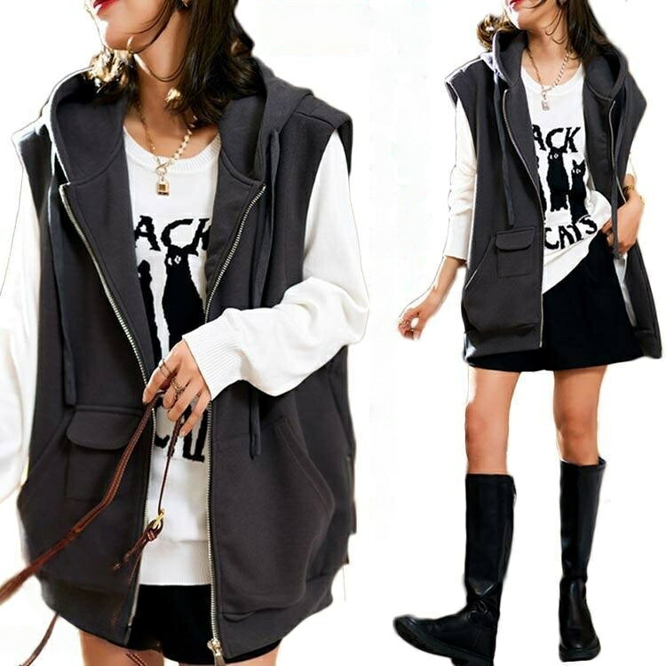 爆買ベスト パーカー レディース 春 秋 インナー 下着 ナイトウエア 大人気! L XL 2XL 3XL 4XL