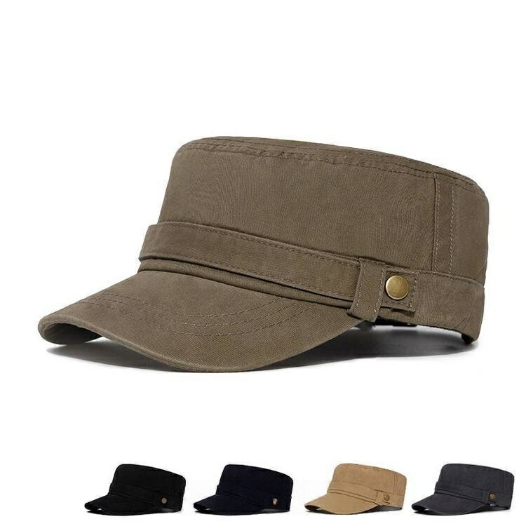 Rakuten - 【楽天スーパーセール】帽子 ワークキャップ ドゴールキャップ エンジニアキャップ ぼうし 綿 56-61cm 春夏秋 メンズ