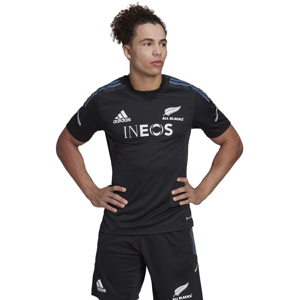 アディダス adidas ラグビーウェア メンズ M オールブラックス パフォーマンス Tシャツ QB060 2022FW