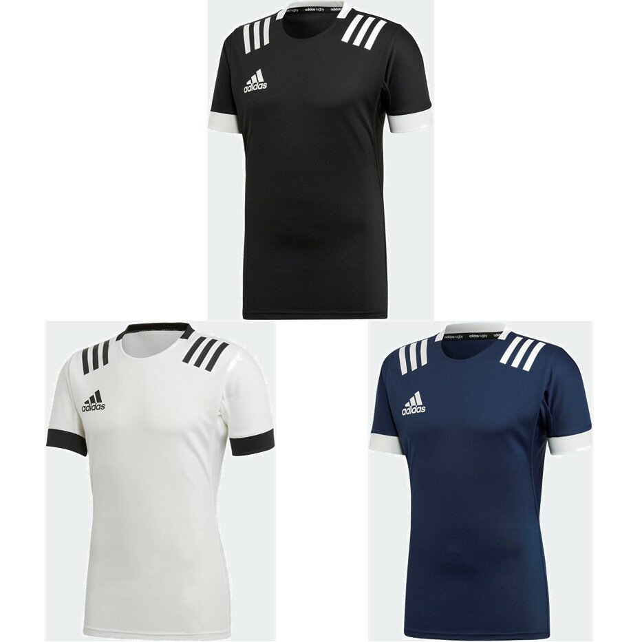 アディダス adidas ラグビーウェア メンズ ラグビー 3ストライプジャージー FXU53 SSウェア【タイムセ..