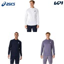 アシックス asics テニスウェア メンズ MATCH LS 1/2 ZIP TOP 2041A321 2025SS