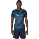 アシックス asics サッカーウェア メンズ プラクティスグラフィック半袖シャツ 2101A306-405 2025SS(4)