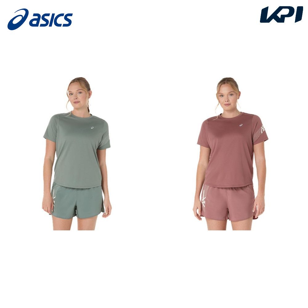 アシックス asics ランニングウェア レディース ウィメンズICON半袖シャツ 2012D231-2025 2025FW(4.0)