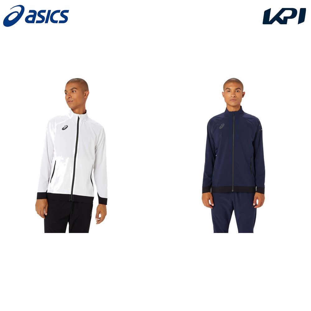 アシックス asics サッカーウェア メンズ ストレッチクロスサッカーフルジップジャケット 2101A263-2024 2024SS