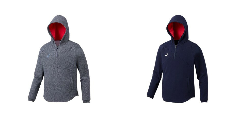 アシックス asics 野球ウェア メンズ [ゴールドステージ]フィールドハーフジップパーカ 2121A006 2022SS