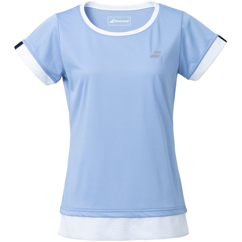 バボラ Babolat テニスウェア レディース CLUB SHORT SLEEVE SHIRT ショートスリーブシャツ BWG1330C 2021SS