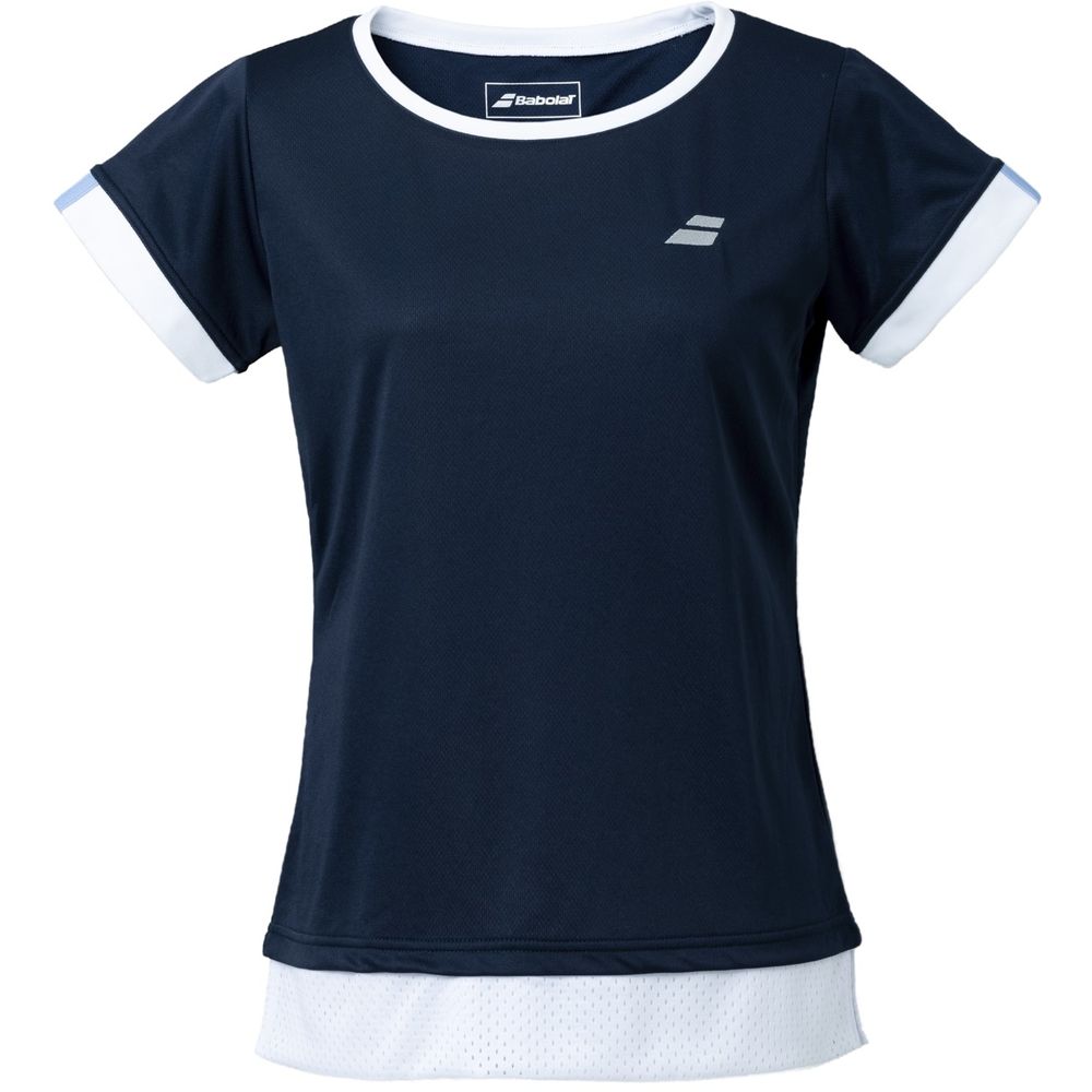 バボラ Babolat テニスウェア レディース CLUB SHORT SLEEVE SHIRT ショートスリーブシャツ BWG1330C 2021SS