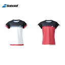 「あす楽対応」バボラ Babolat テニスウェア ジュニア CLUB SHORT SLEEVE SHIRT JR ゲームシャツ BJG2345C 2022SS『即日出荷』