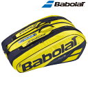 【7/4〜対象3店舗買いまわりでポイント10倍】バボラ Babolat テニスバッグ・ケース PURE AERO RACKET HOLDER X12 ラケットホルダー 12本収納可 ラケットケース BB751180