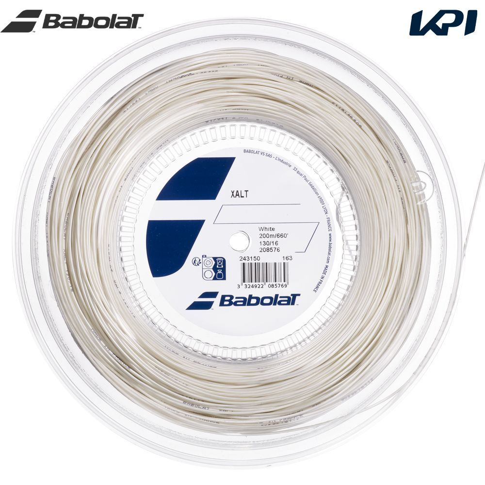 バボラ Babolat テニスガット・ストリング XALT エクサルト 125/130 200mロール ロールガット 243150