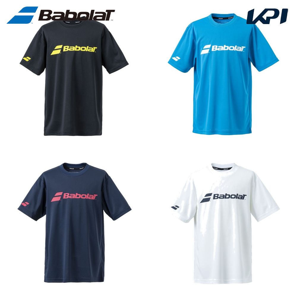 バボラ Babolat テニスウェア ジュニア CLUB SHORT SLEEVE SHIRT JR クラブ ショートスリーブ 半袖Tシャツ BJP4540C 2024SS