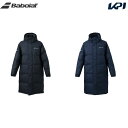 バボラ Babolat テニスウェア メンズ クラブ コート ベンチコート ロングコート 中綿 CLUB COAT BUT3165C 2023FW