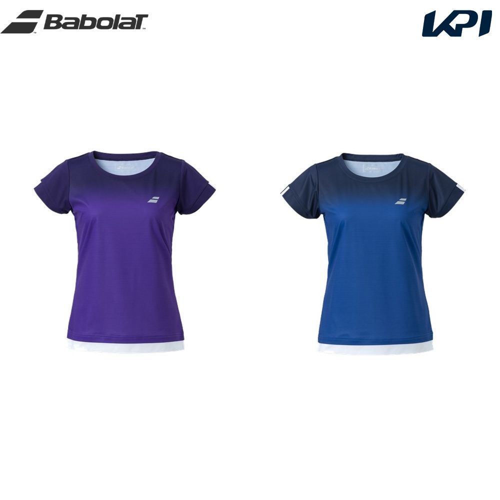 バボラ Babolat テニスウェア レディース クラブ ショートスリーブシャツ CLUB SHORT SLEEVE SHIRT BWG2332C-2023 2023FW 1