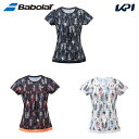『即日出荷』バボラ Babolat テニスウェア レディース PURE SHORT SLEEVE SHIRT 半袖Tシャツ BWG4323 2024SS(4)