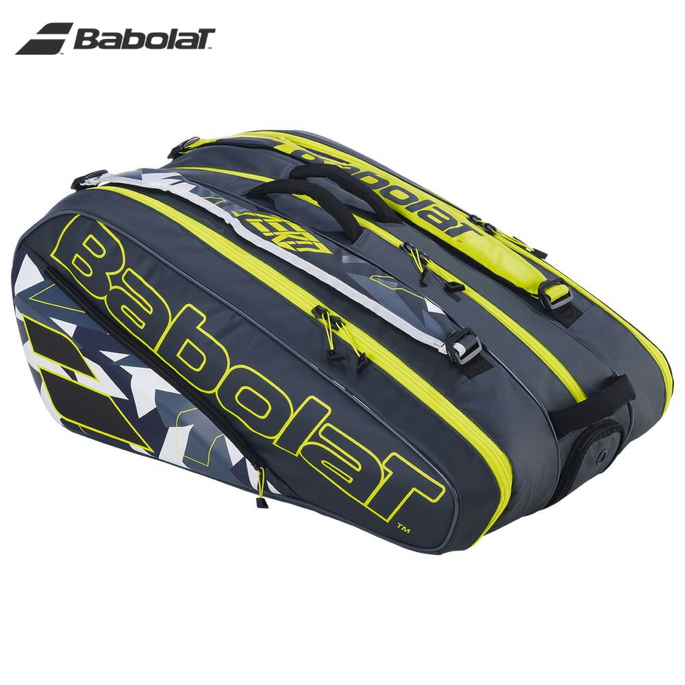 バボラ Babolat テニスバッグ ピュアアエロ ラケットホルダー ×12 PURE AERO RACKET HOLDERX 12 2023年モデル 751221