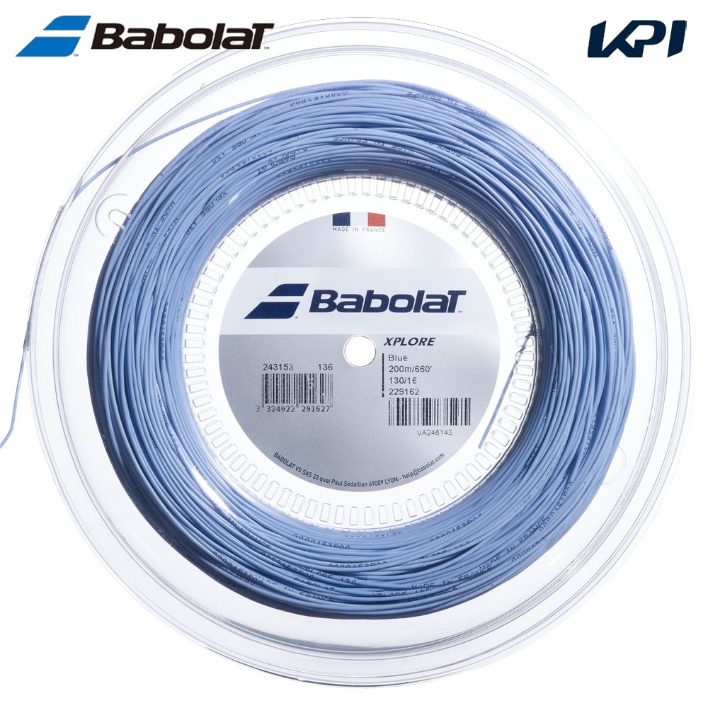 バボラ Babolat テニスガット・ストリング XPLORE エクスプロール 200mロール ロールガット 243153