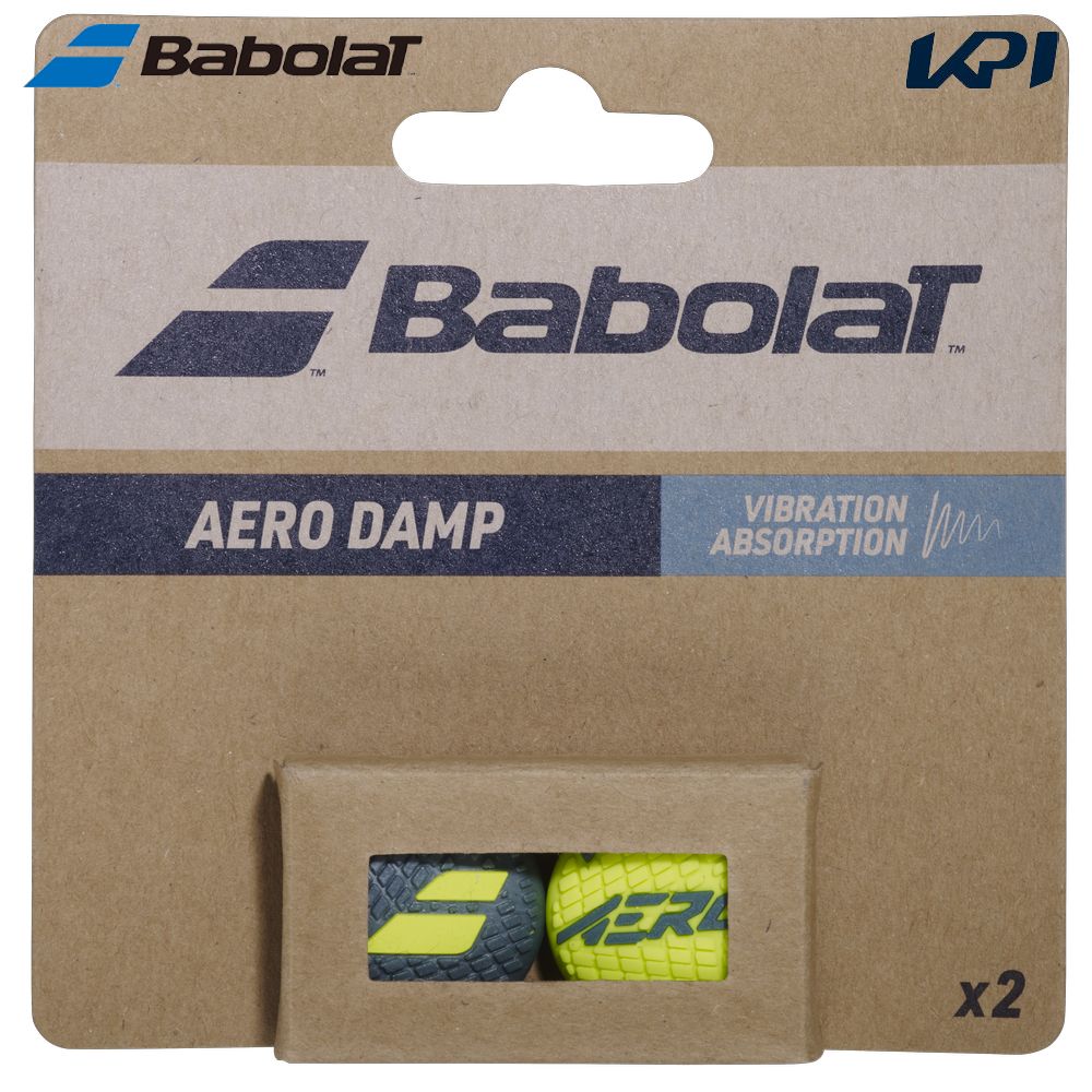 バボラ Babolat テニスアクセサリー AERO DAMP x 2 エアロ ダンプ 2個入 700137
