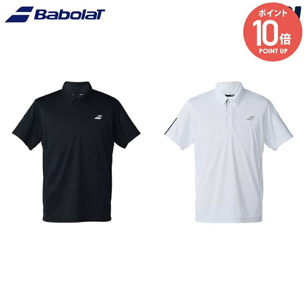 バボラ Babolat テニスウェア ユニセックス CLUB SHORT SLEEVE SHIRT ショートスリーブシャツ ゲームシャツ BUG6312C 2026SS