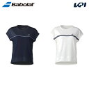 バボラ Babolat テニスウェア レディース PURE SHORT SLEEVE SHIRT LOOSE FIT ゲームシャツ BWG5326 2025SS(4)