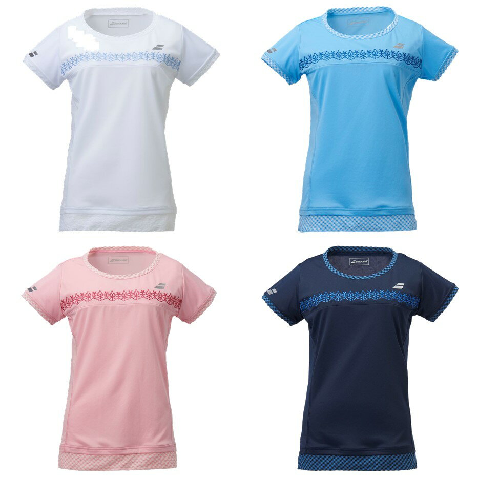 「あす楽対応」バボラ Babolat テニスウェア レディース ショートスリーブシャツ BTWPJA07 2020SS [ポスト投函便対応] 『即日出荷』