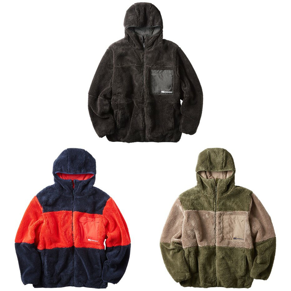 「あす楽対応」カンタベリー CANTERBURY ラグビーウェア ユニセックス REVERSIBLE FLEECE JACKET RA405..