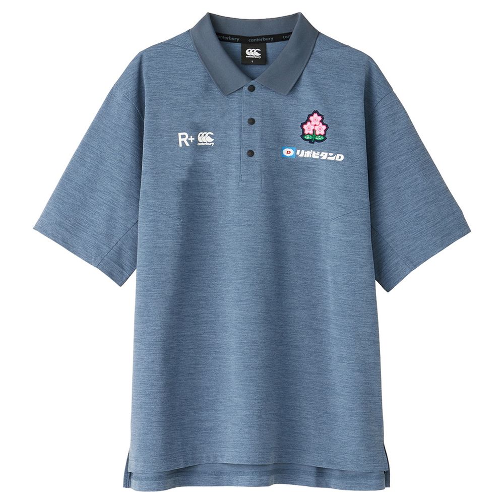 カンタベリー CANTERBURY ラグビーウェア ユニセックス JAPAN MEDIA POLO R34078JP 2024SS