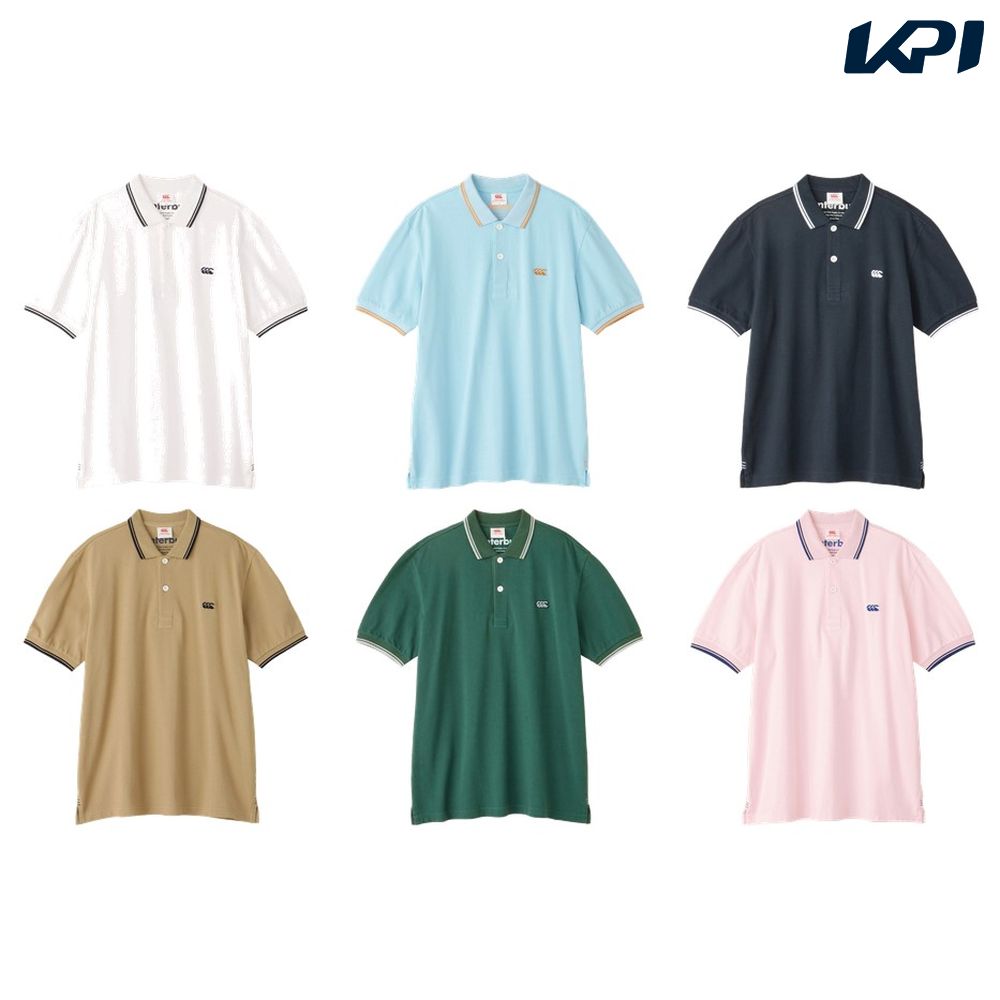 カンタベリー CANTERBURY ラグビーウェア ユニセックス S/S RUGGER POLO RA34108 2024SS