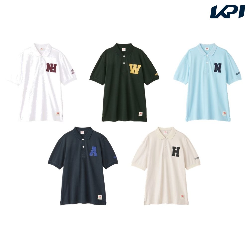 カンタベリー CANTERBURY ラグビーウェア ユニセックス S/S RUGGER POLO RA34110 2024SS