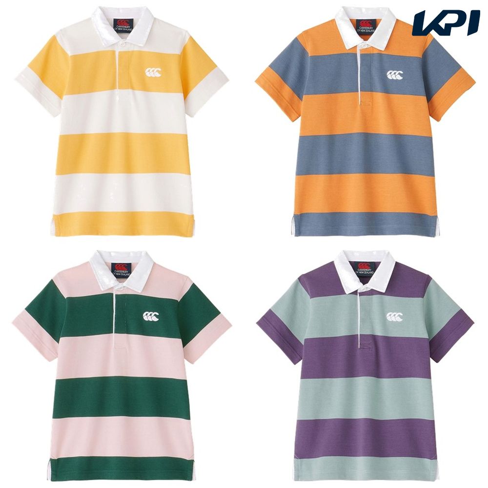 カンタベリー CANTERBURY ラグビーウェア ジュニア KIDS S/S RUGBY JERSEY RJ34356J 2024SS