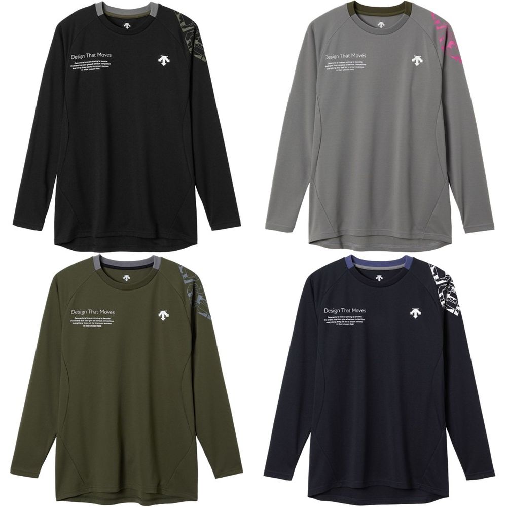 デサント DESCENTE バレーボールウェア ユニセックス 長袖バレーボールシャツ DV5FLT01U 2025FW