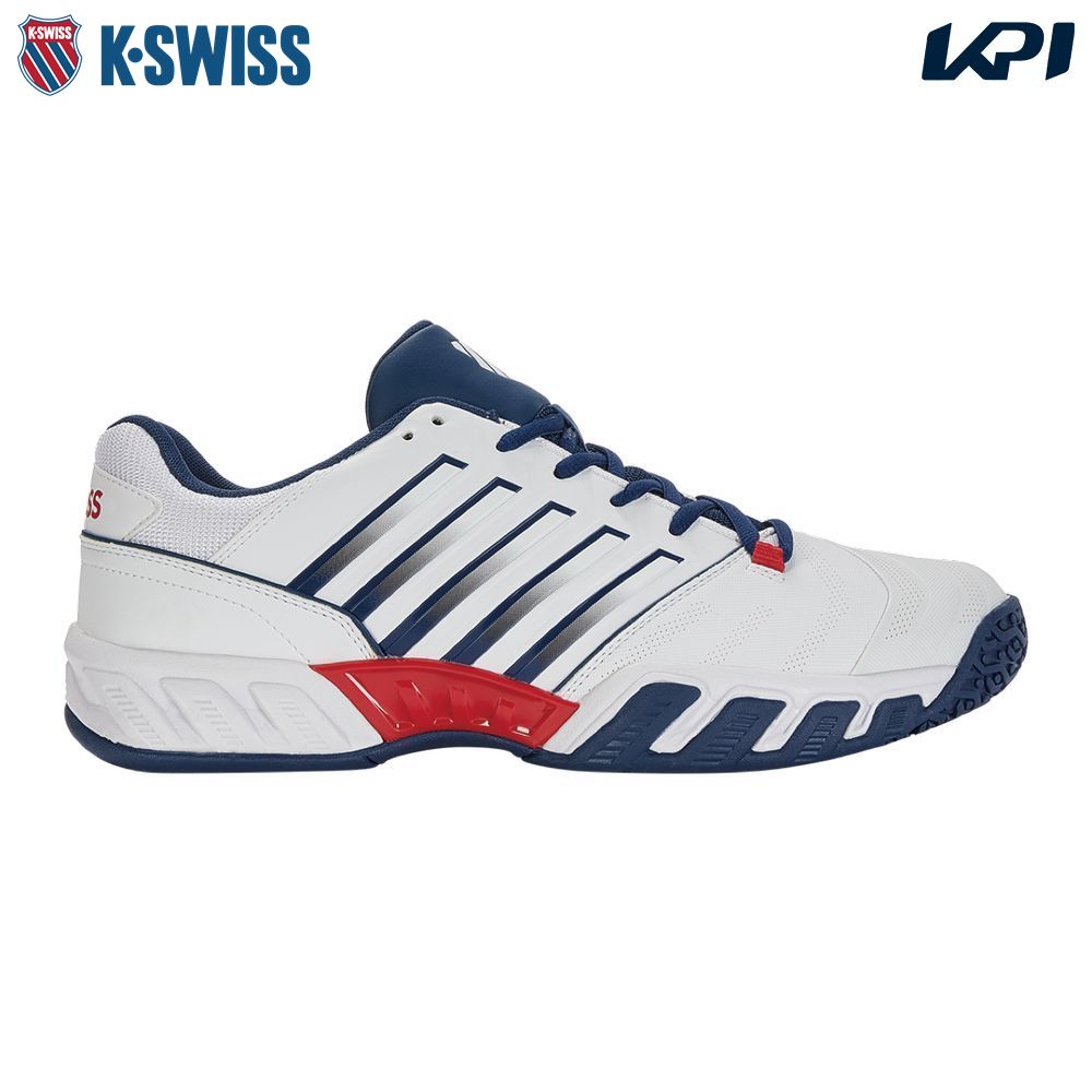 「あす楽対応」K・SWISS ケイ・スイス テニスシューズ メンズ Bigshot Light ビッグショットライト 4 オムニ・クレーコート用 KS07010136WB ケースイス K-SWISS 『即日出荷』「シューズケースプレゼントキャンペーン」