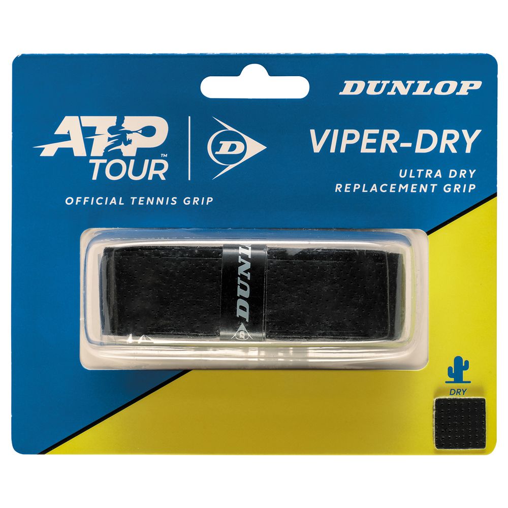 ダンロップ DUNLOP テニスグリップテープ リプレイスメントグリップ VIPER-DRY 1本...