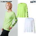 ダンロップ DUNLOP テニスウェア レディース ロングスリーブ Tシャツ DAL8463W 2024FW(4)
