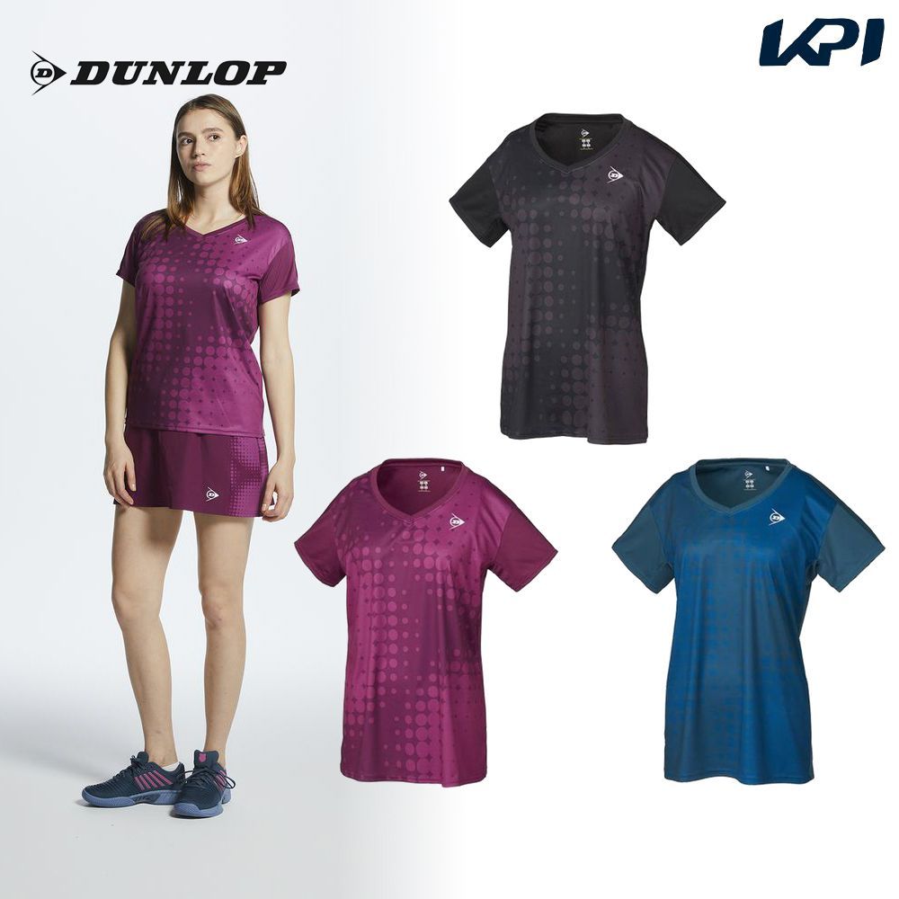ダンロップ DUNLOP テニスウェア レディース ゲームシャツ DAP1362W 2023FW