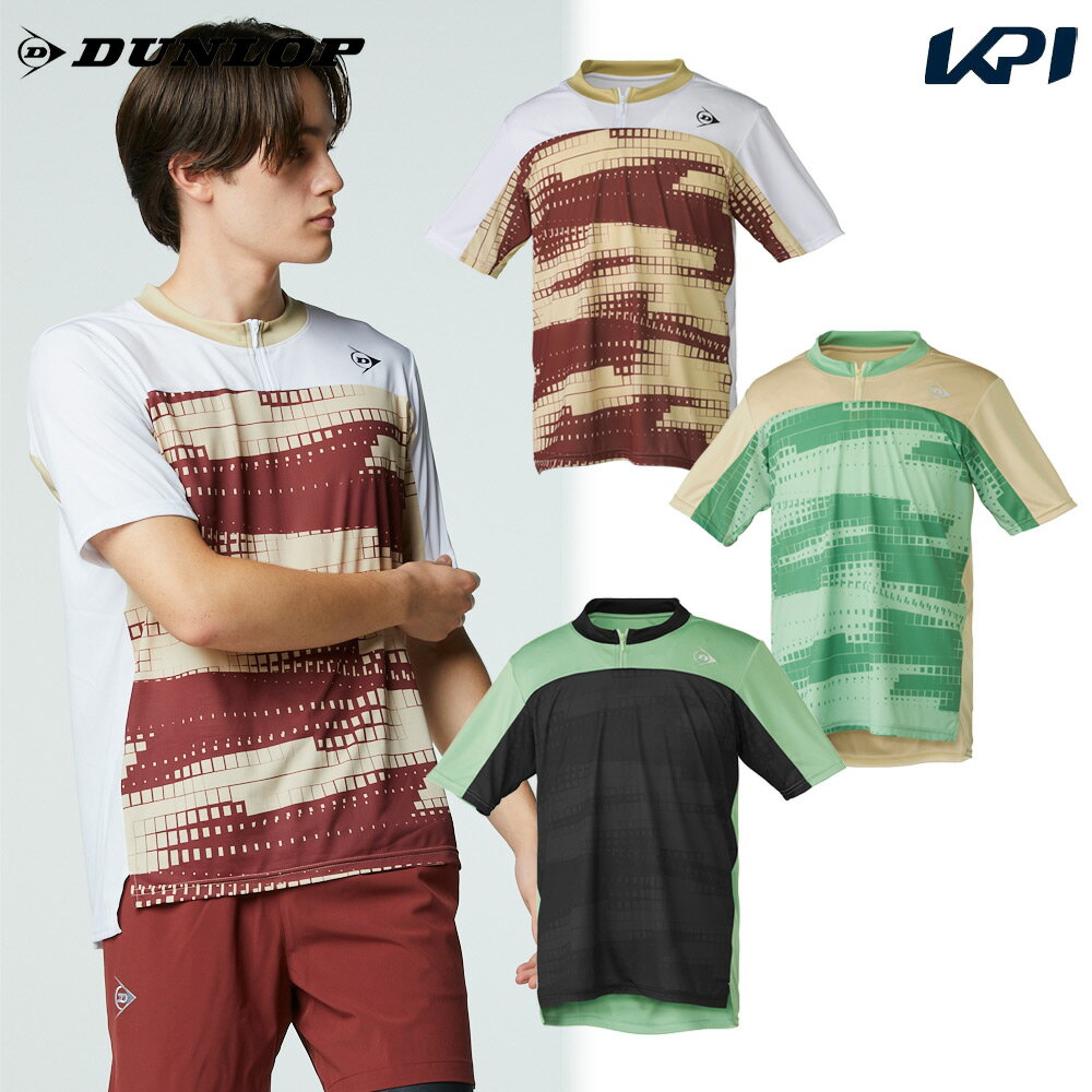 ダンロップ DUNLOP テニスウェア ユニセックス ゲームシャツ DAP1602 2026SS 2月下旬発売予定※予約