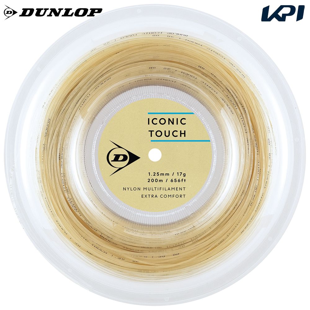 ダンロップ DUNLOP テニスガット・ストリング ICONIC TOUCH アイコニック・タッチ 200mロール ロールタイプ DSTA32011