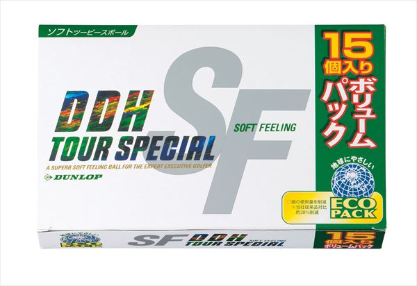 ダンロップ DUNLOP ゴルフボール DDHツアースペシャルSF 15球入 TSSF3L-15のサムネイル