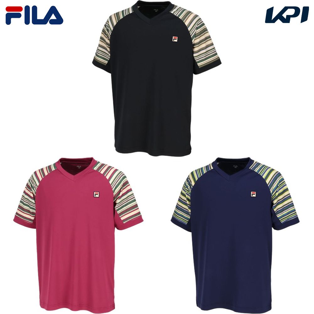 フィラ FILA テニスウェア メンズ ゲームシャツ VM5620 2023FW