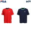 「あす楽対応」フィラ FILA テニスウェア メンズ SHORT SLEEVE ショートスリーブゲームシャツ KPI限定モデル FBM5053 2023FW 『即日出荷』