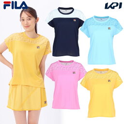 フィラ FILA テニスウェア レディース ゲームシャツ VL2828 2024SS