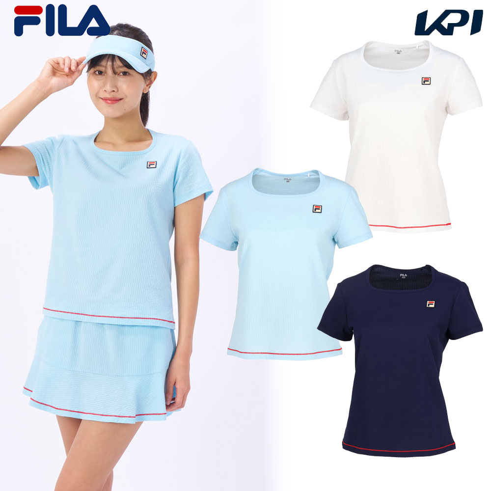 フィラ FILA テニスウェア レディース ゲームシャツ VL2847 2024SS