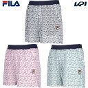 フィラ FILA テニスウェア レディース ショートパンツ VL2874 2024SS