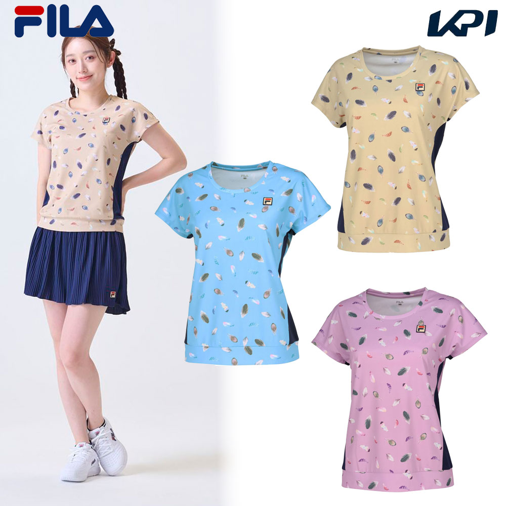 フィラ FILA テニスウェア レディース ゲームシャツ VL2910 2024FW