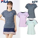 フィラ FILA テニスウェア レディース ゲームシャツ EL0001 2025SS