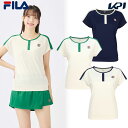 フィラ FILA テニスウェア レディース ゲームシャツ EL0037 2025SS