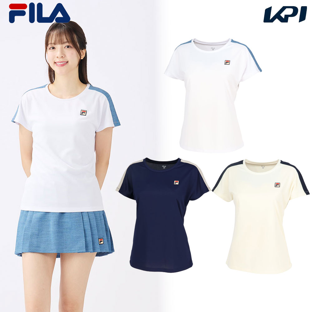 フィラ FILA テニスウェア レディース ゲームシャツ EL0054 2025SS