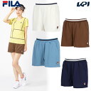 フィラ FILA テニスウェア レディース ショートパンツ EL0215 2025FW 8月上旬発売予定※予約