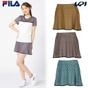 フィラ FILA テニスウェア レディース スコート EL0218 2025FW 8月上旬発売予定※予約